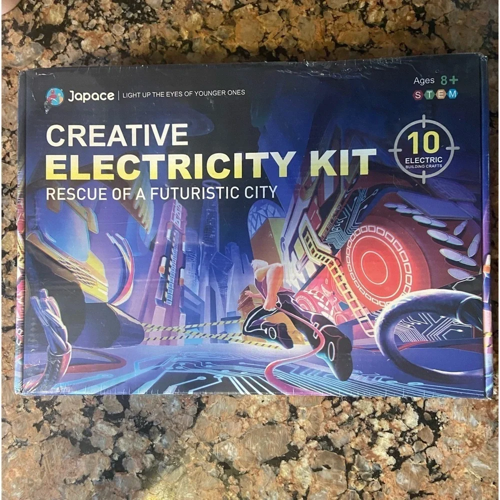 Japace Creative Electricity Kit-Rescue of a futuristic city. New/sealed